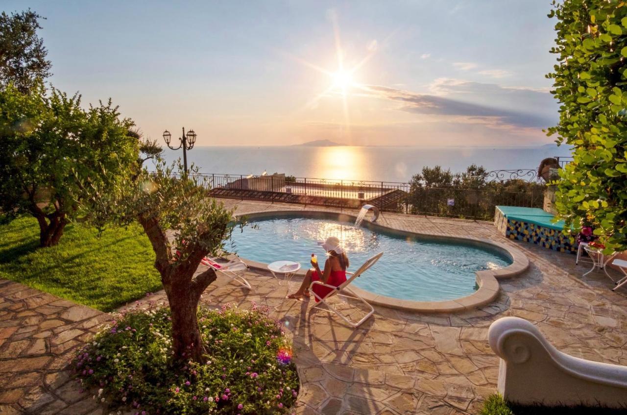 Villa Marika - Private Heated Pool Massa Lubrense Exterior photo