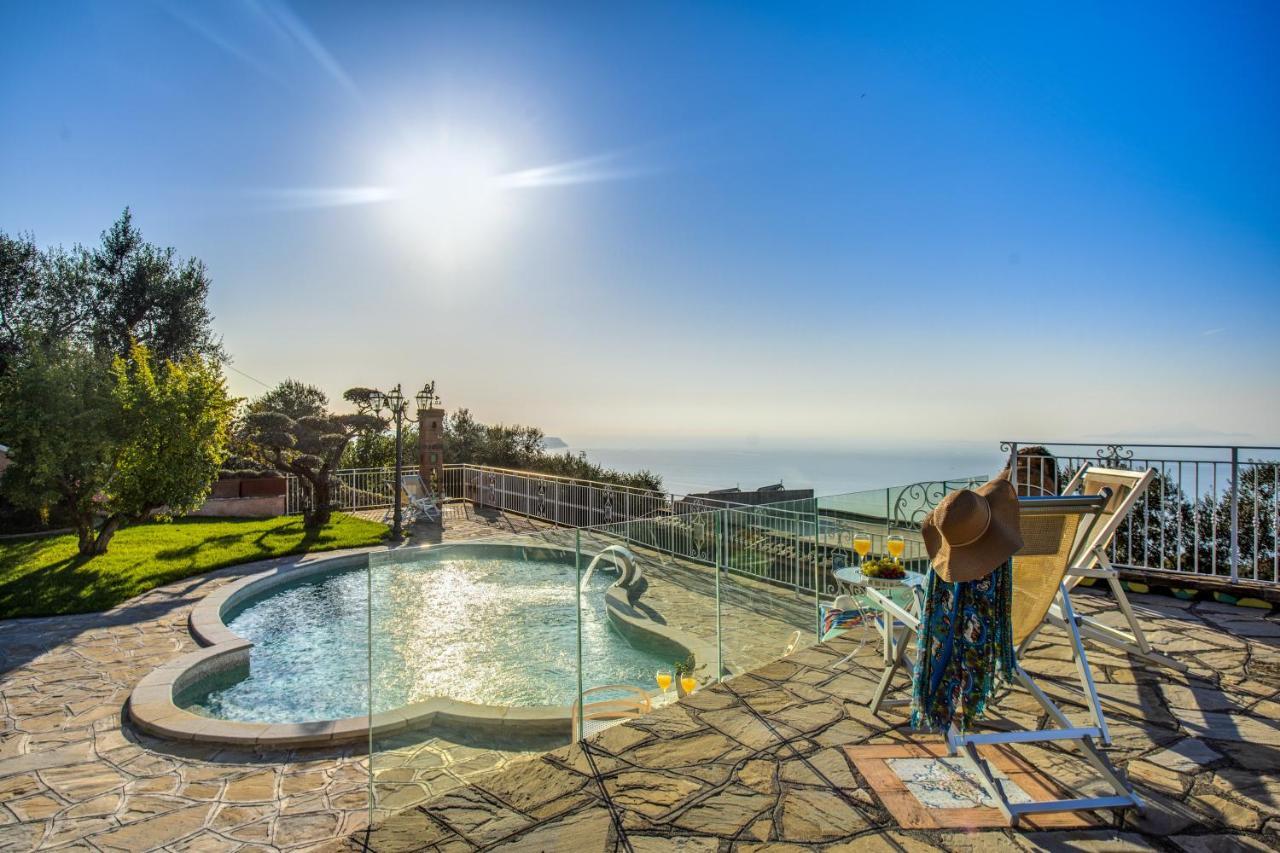 Villa Marika - Private Heated Pool Massa Lubrense Exterior photo